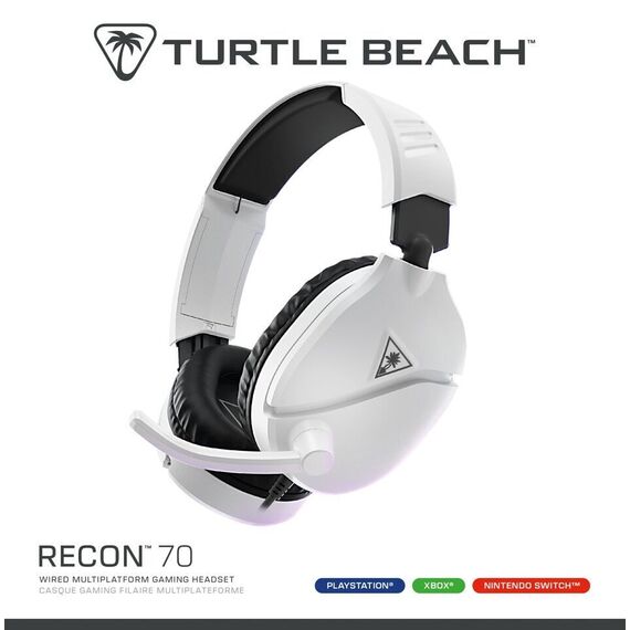 Turtle Beach Recon 70 Wired Headset - 2024 Multi platform - White / PlayStation 5 | Techbox
