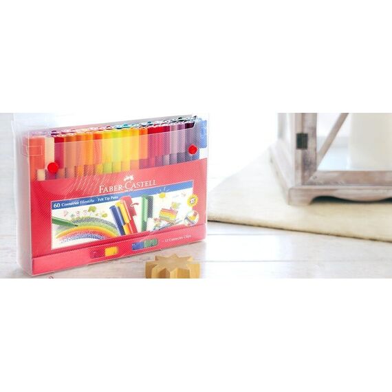 Faber-Castell - Gift set Connector felt-tip pen (60 pcs) (155560) / Toys