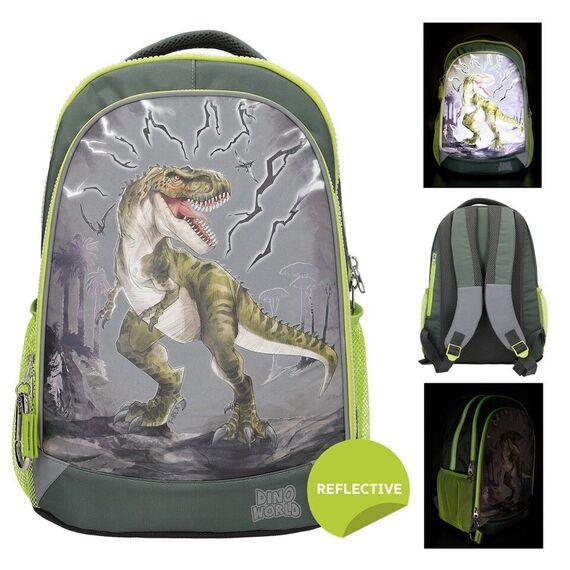 Dino World - Schoolbackpack REFLECTOR ( 0411759 ) / Toys - Αταξινόμητα -  - Techbox