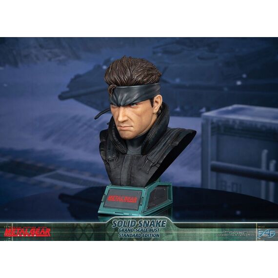Metal Gear Solid (Solid Snake Grand-Scale Bust) RESIN Statue / Fan Shop and Merchandise |  Techbox