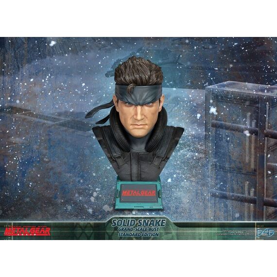 Metal Gear Solid (Solid Snake Grand-Scale Bust) RESIN Statue / Fan Shop and Merchandise |  Techbox
