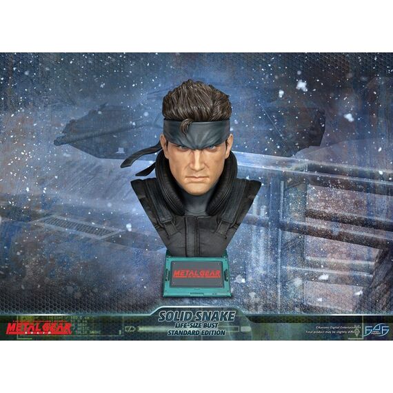 Metal Gear Solid (Solid Snake Life-Size Bust) RESIN Statue / Fan Shop and Merchandise |  Techbox
