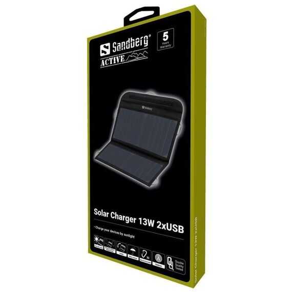 Sandberg - Solar Charger 13W 2xUSB / Electronics - Αταξινόμητα -  - Techbox
