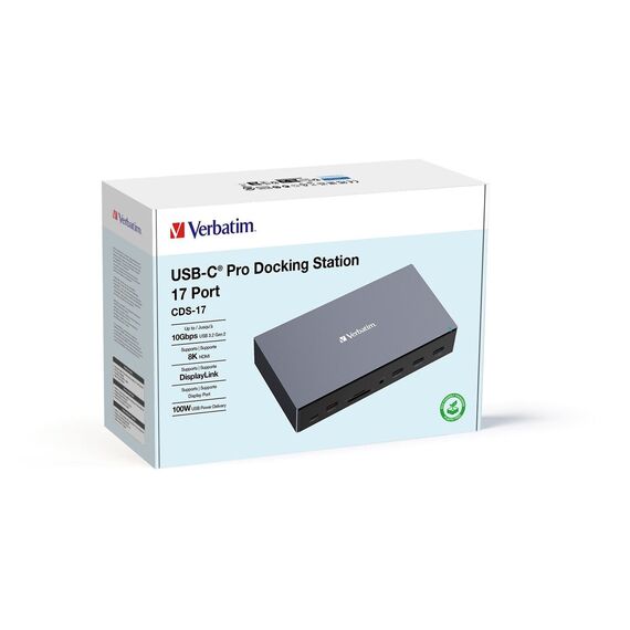 Verbatim - USB-C Pro Docking Station 17 Port CDS-17 / Computers - Αταξινόμητα -  - Techbox