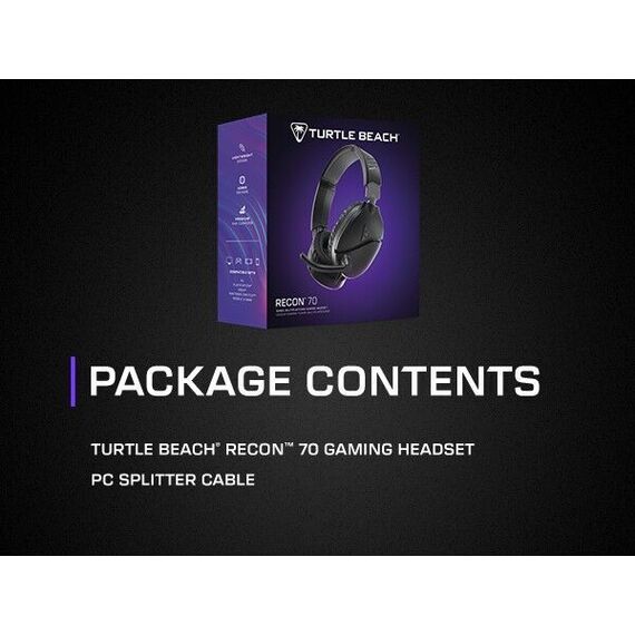 Turtle Beach Recon 70 Wired Headset - 2024 Multi platform - Black / Xbox Series X | Techbox