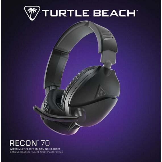 Turtle Beach Recon 70 Wired Headset - 2024 Multi platform - Black / Xbox Series X | Techbox