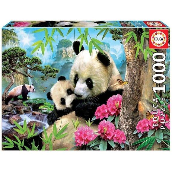 Educa - 1000 pcs - Morning Panda Puzzle (017995) / Toys |  Techbox