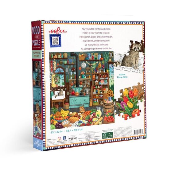 eeBoo - Puzzle 1000 pcs - Alchemist's Kitchen - (EPZTALK) / Toys |  Techbox