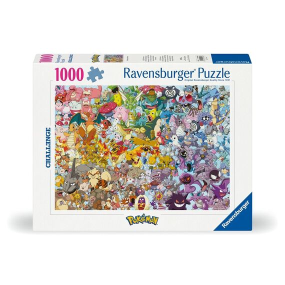 Ravensburger  - Challenge Pokémon 1000p - (12000460) / Toys |  Techbox