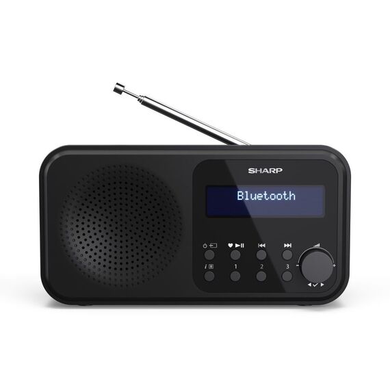 Sharp - Tokyo Portable Digital and FM Radio - Black Midnight / Electronics