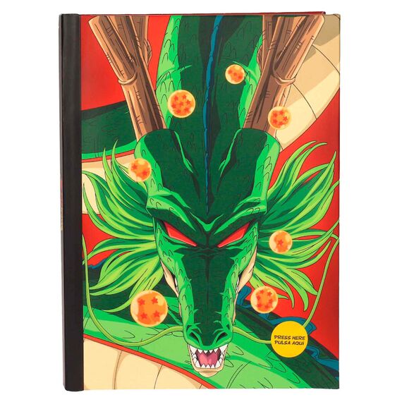 Dragon Ball Shenron A5 notebook with lights |  Techbox