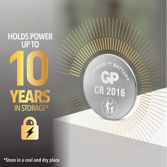 GP - Lithium Cell Battery CR2016, 3V, Safety Seal, 4-pack / Electronics - Αταξινόμητα -  - Techbox
