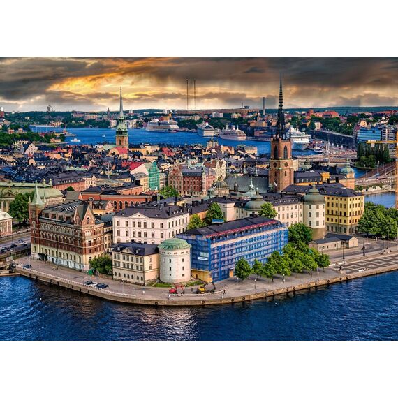 Ravensburger - Puzzle Scandinavian Stockholm Sweden 1000p (12000114) / Toys - Puzzles - Gifts - Techbox