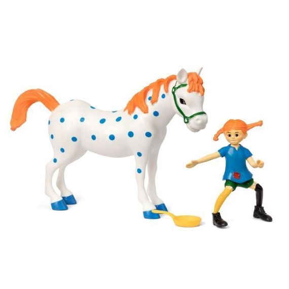 Pippi Langstrømpe - Pippi & Lilla Gubben Figurine Set (18099) / Toys