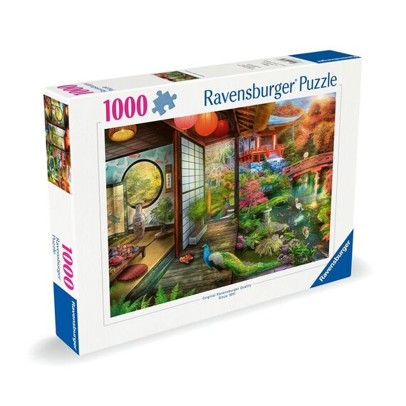 Ravensburger - Puzzle Japanese Garden Teahouse Kyoto 1000p (12000635) / Toys |  Techbox
