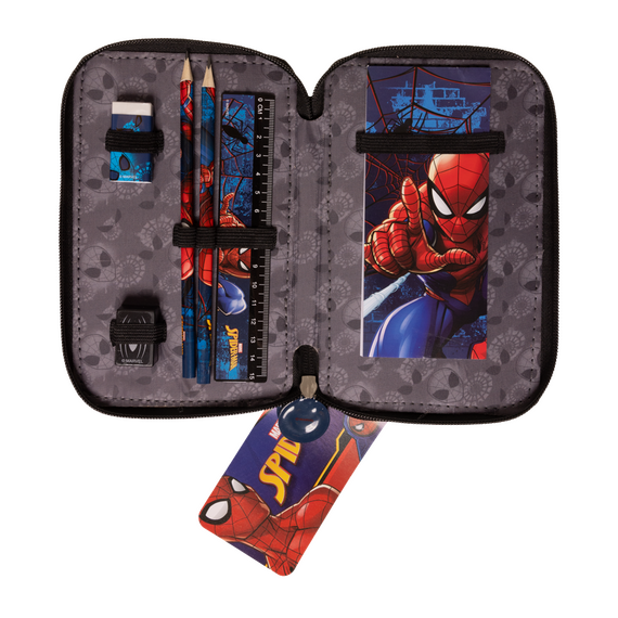Spider-Man  - Double Pencil Case w/Content (017808516) / Toys |  Techbox