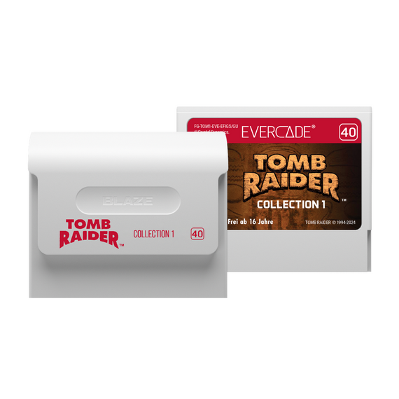 Blaze Evercade Tomb Raider Giga Cart Col 1 / BLAZE TAB Plus - Retro Gaming - Gaming - Techbox