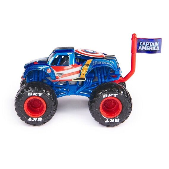 Monster Jam - 1:64 Marvel Single-Captain America (6071333) / Toys