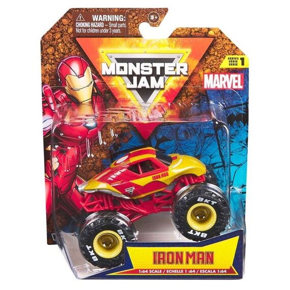 Monster Jam - 1:64 Marvel Single Pack - Iron Man (6071332) / Toys