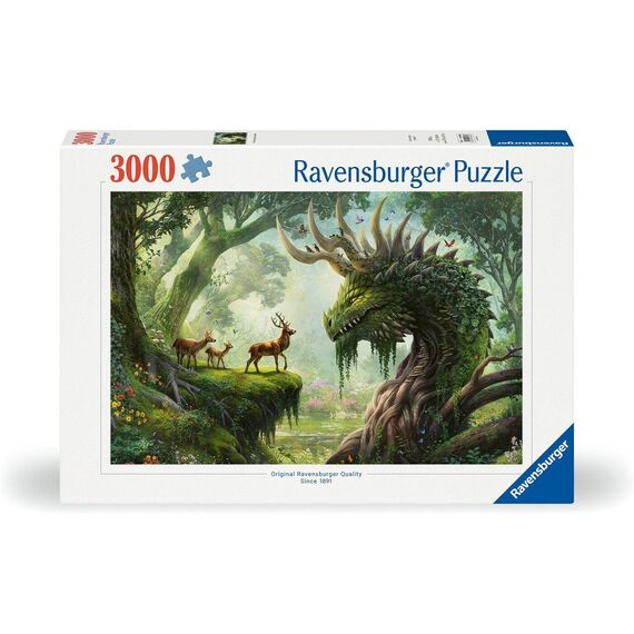 Ravensburger - Puzzle The Forest Dragon awakes 3000p (12000808) / Toys - Puzzles - Gifts - Techbox