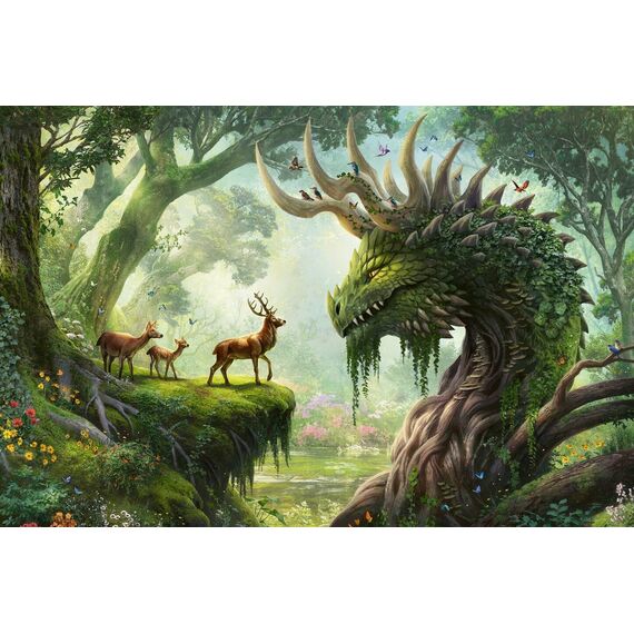 Ravensburger - Puzzle The Forest Dragon awakes 3000p (12000808) / Toys - Puzzles - Gifts - Techbox