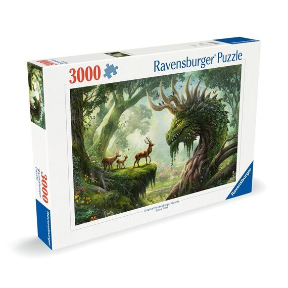 Ravensburger - Puzzle The Forest Dragon awakes 3000p (12000808) / Toys - Puzzles - Gifts - Techbox