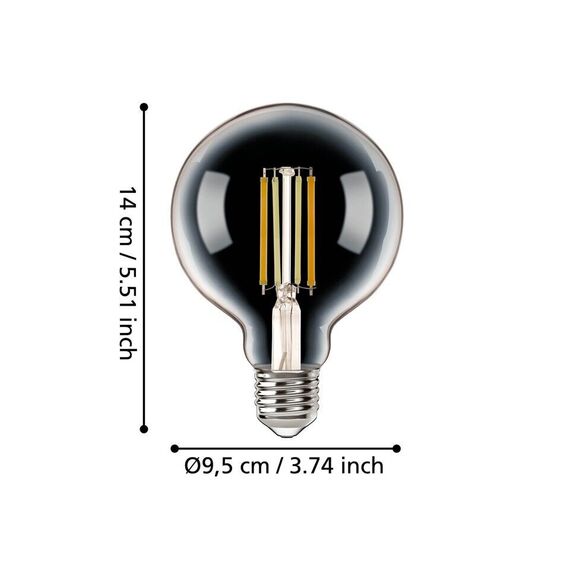 EGLO - E27 G95, clear - TW - Zigbee, Bluetooth / Electronics | Techbox