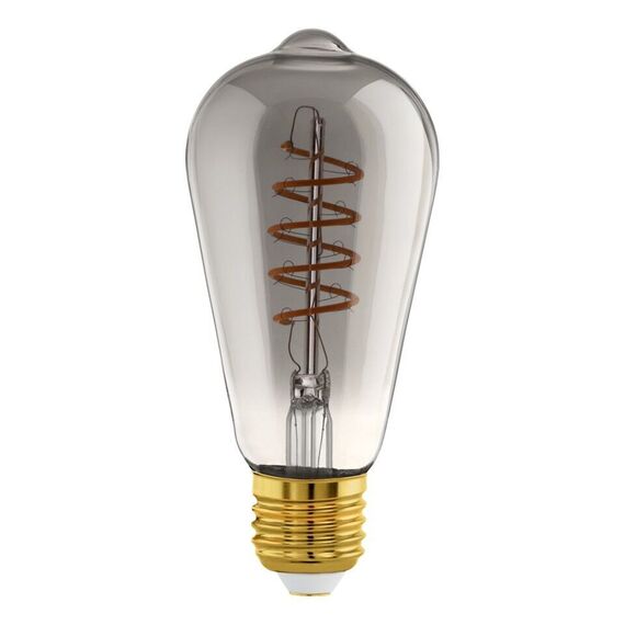 EGLO - E27 ST64 spiral, smoke - Warm white - Zigbee, Bluetooth / Electronics | Techbox