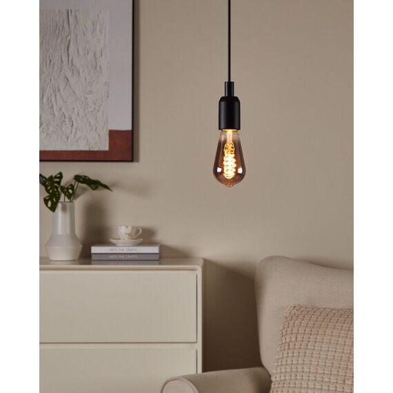 EGLO - E27 ST64 spiral, smoke - Warm white - Zigbee, Bluetooth / Electronics | Techbox