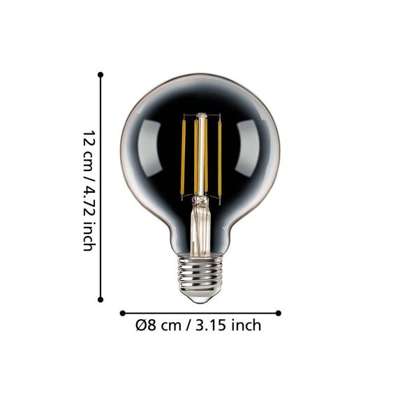 EGLO - E27 G80, clear - White - Zigbee, Bluetooth / Electronics | Techbox