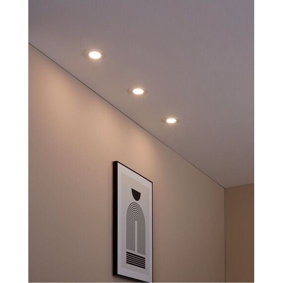 EGLO - Set of 3x Fueva-Z Recessed Lights, White Ø8.5 - TW - Zigbee, Bluetooth / Electronics - Αταξινόμητα -  - Techbox