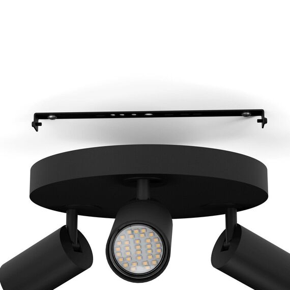 EGLO - Telimbela-Z spot roundel black - RGB + TW - Zigbee, Bluetooth / Electronics - Αταξινόμητα -  - Techbox