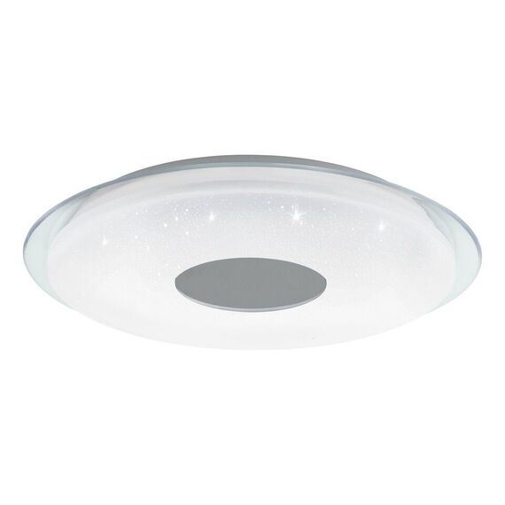 EGLO - Totari-Z ceiling lamp chrome and white with crystal effect Ø56 - TW - Zigbee, Bluetooth / Electronics | Techbox