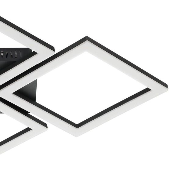 EGLO - Paranday-Z ceiling lamp w/squares black 47x43 - TW - Zigbee, Bluetooth / Electronics | Techbox