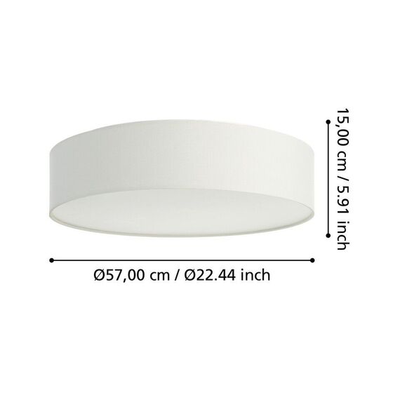EGLO - Romao-Z loft lamp white Ø57 - RGB + TW - Zigbee, Bluetooth / Electronics | Techbox