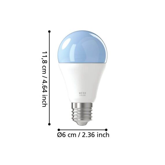 EGLO - E27 A60 - RGB + TW - Zigbee, Bluetooth / Electronics | Techbox