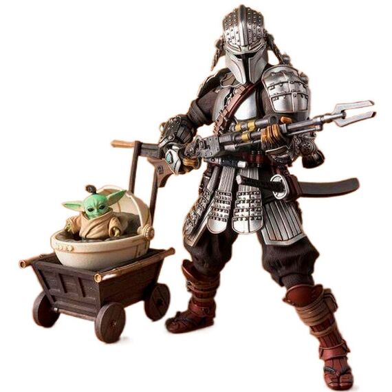 Star Wars Ronin Mandalorian Beskar Armor & Grogu figure 18cm - Figurines - Collectibles - Techbox