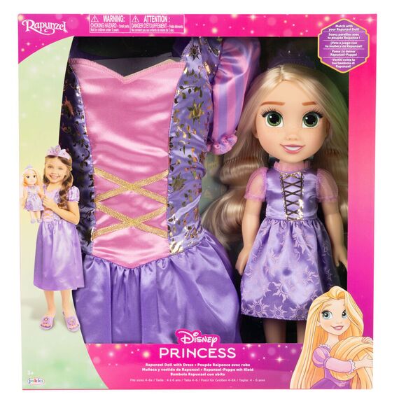 Disney Rapunzel doll + costume 38cm |  Techbox