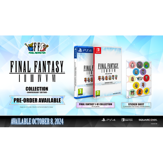Final Fantasy I-VI - Collection - Anniversary Edition / PlayStation 4 - PS4 Games - Games - Techbox
