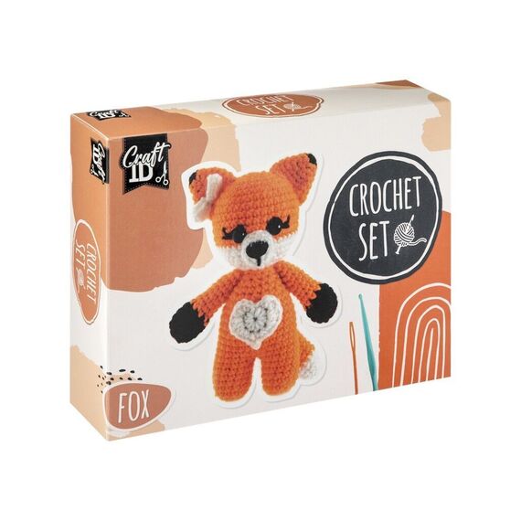 Craft ID - Crochet kit fox, 13x8.5x17cm - (K-CR1700/GE) / Toys - Αταξινόμητα -  - Techbox