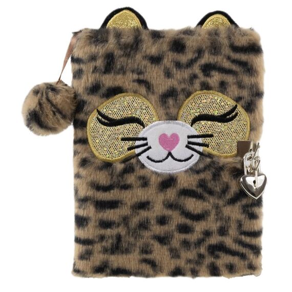Tinka - Plush Diary with Lock - Leopard (8-802165) / Toys |  Techbox