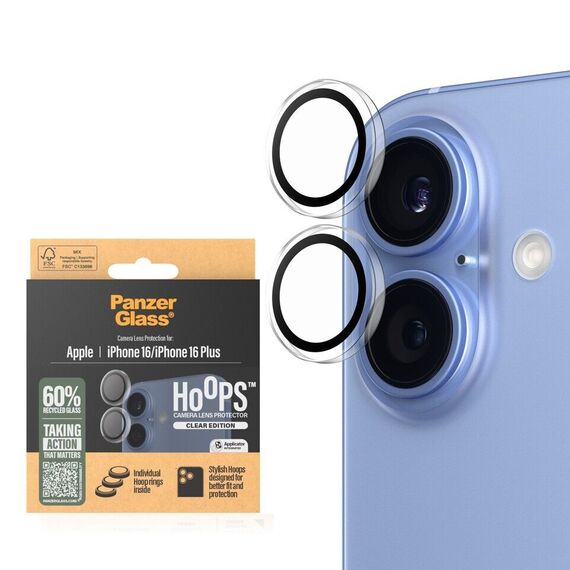PanzerGlass - Hoops Lens Protector - iPhone 16/iPhone 16 Plus - Transparrent / Electronics - Αταξινόμητα -  - Techbox
