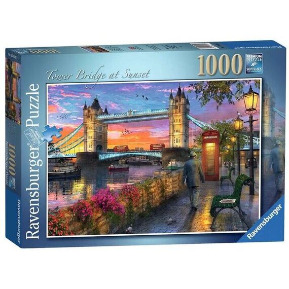 Ravensburger - Puzzle - Tower Bridge At Sunset 1000p (12000041) / Toys - Puzzles - Gifts - Techbox