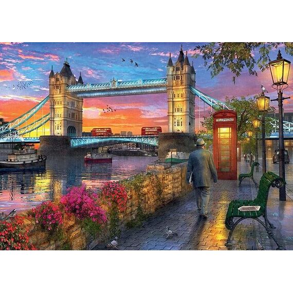 Ravensburger - Puzzle - Tower Bridge At Sunset 1000p (12000041) / Toys - Puzzles - Gifts - Techbox