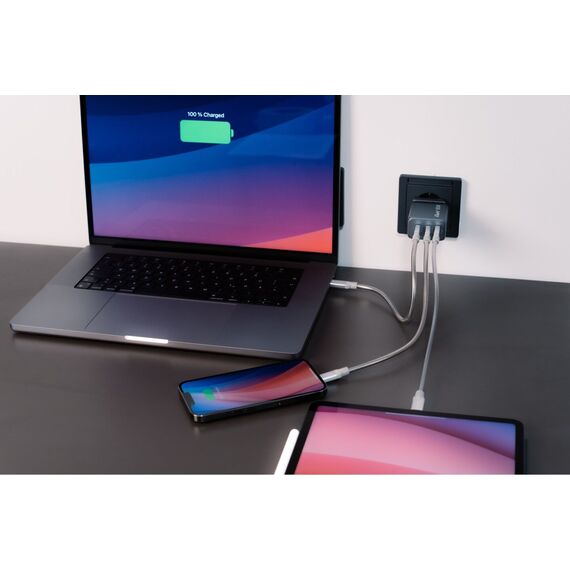 Verbatim - GNC-65 GaN Charger 3 Port 65W USB-A/USB-C / Electronics - Αταξινόμητα -  - Techbox
