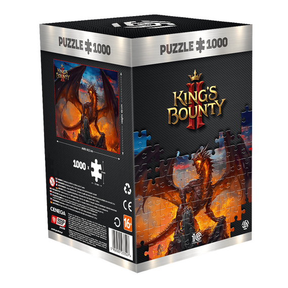 Good Loot - King's Bounty II: Dragon 1000 Pcs / Fan Shop and Merchandise - Puzzles - Gifts - Techbox