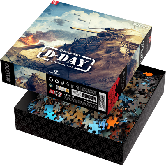 Good Loot - Gaming Puzzle: World of Tanks D-Day - 1000 / Fan Shop and Merchandise - Puzzles - Gifts - Techbox