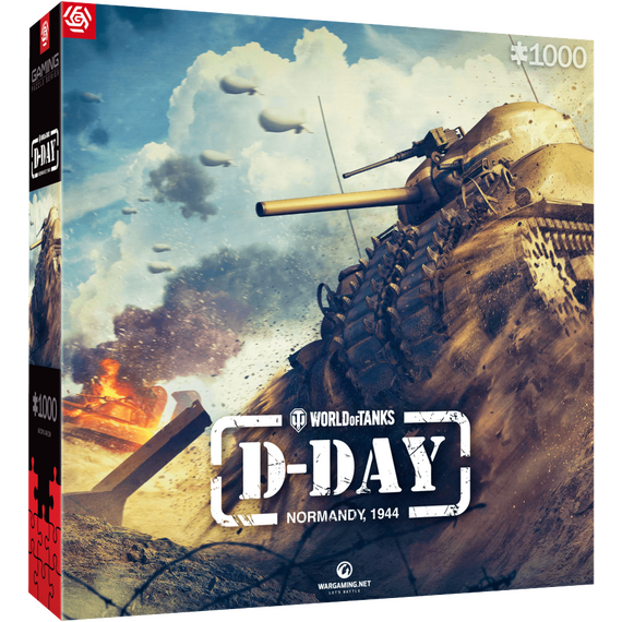 Good Loot - Gaming Puzzle: World of Tanks D-Day - 1000 / Fan Shop and Merchandise - Puzzles - Gifts - Techbox