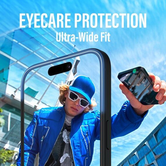 PanzerGlass - EyeCare Screen Protection - iPhone 16 Pro Max - Ultra Wide Fit / Electronics | Techbox