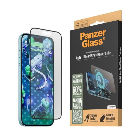 PanzerGlass - Gaming Screen Protection - iPhone 16 Plus - Ultra Wide Fit / Electronics - Αταξινόμητα -  - Techbox